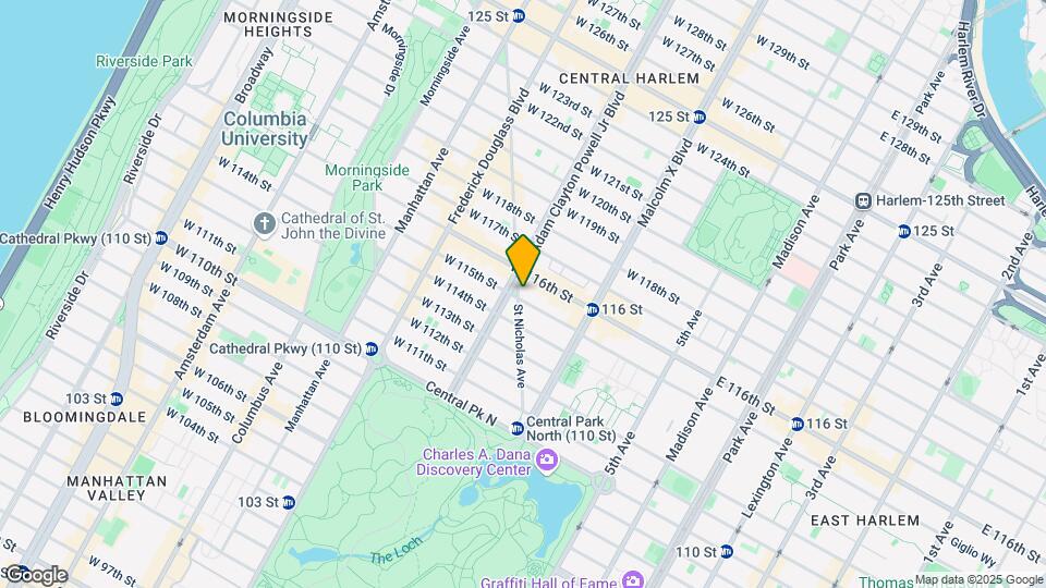 100 St Nicholas Ave Map and Location Details
