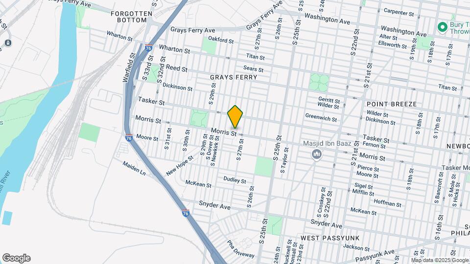 1652 S Etting St Map and Location Details