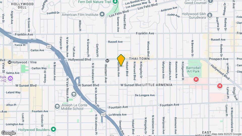 Welcome to 1616 Serrano (EV PARKING NOW AVAILABLE) Map and Location Details