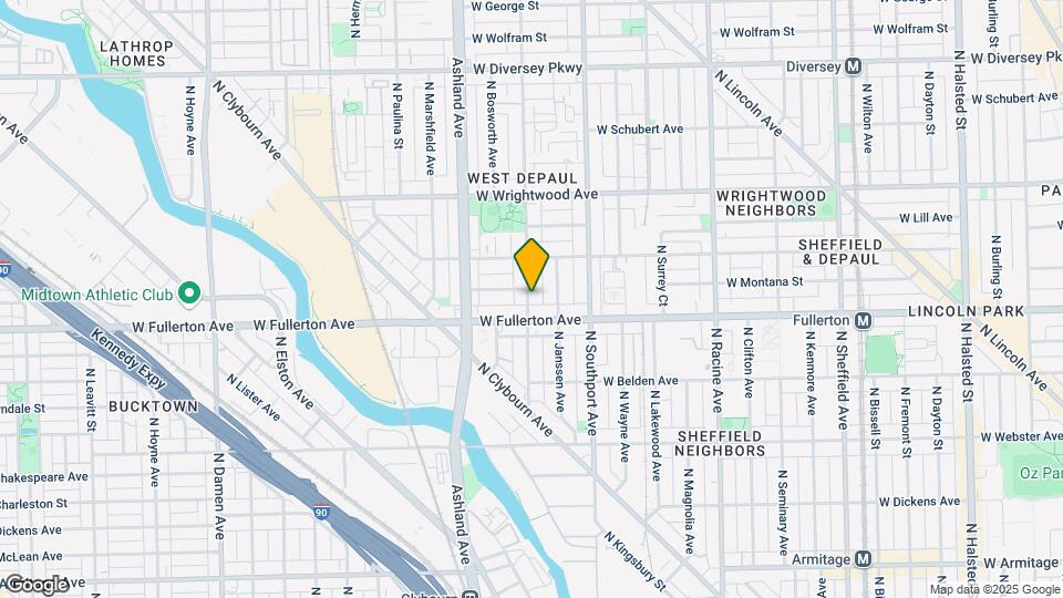 2417 Greenview Ave Map and Location Details