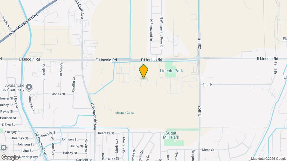 1456 Lewis Ct Map and Location Details
