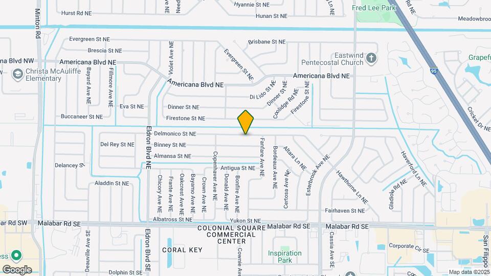 632 Delmonico St NE Map and Location Details