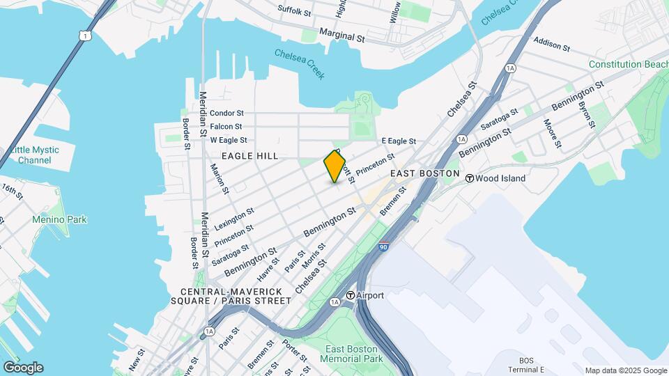 231 Princeton St, Unit 3 Map and Location Details