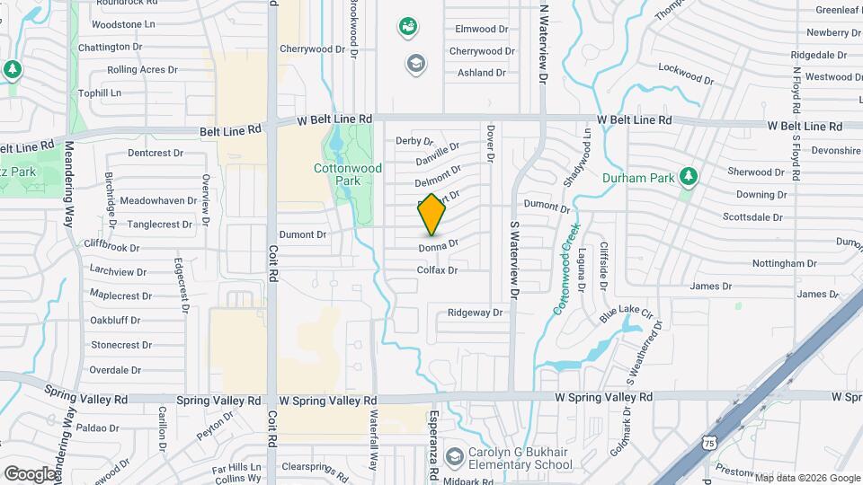 1236 Donna Dr Map and Location Details