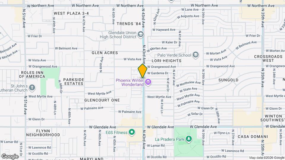 7314 N 43rd Ave Map and Location Details