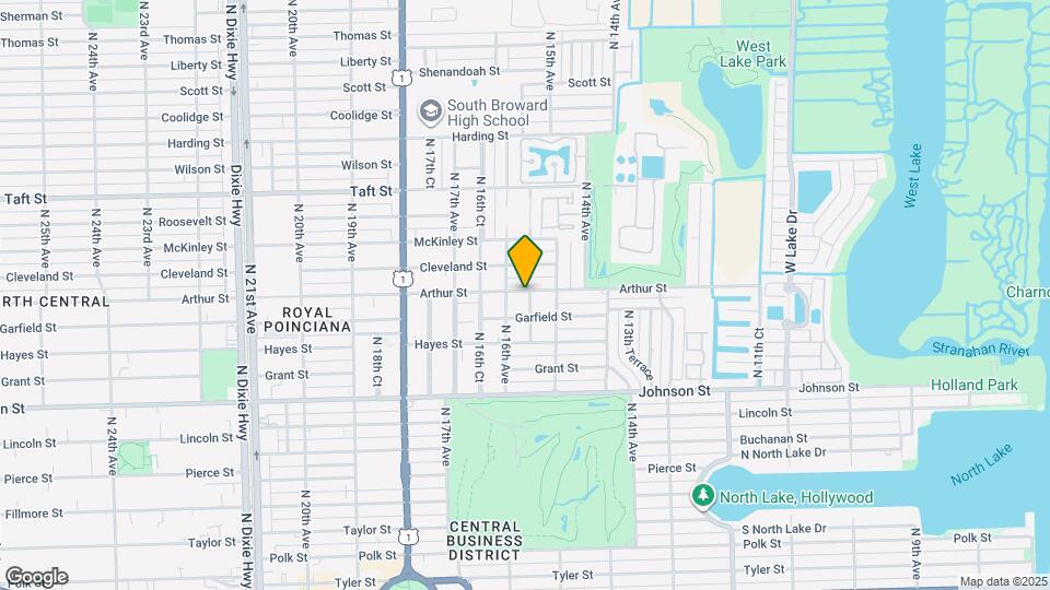 1544 Arthur St Map and Location Details