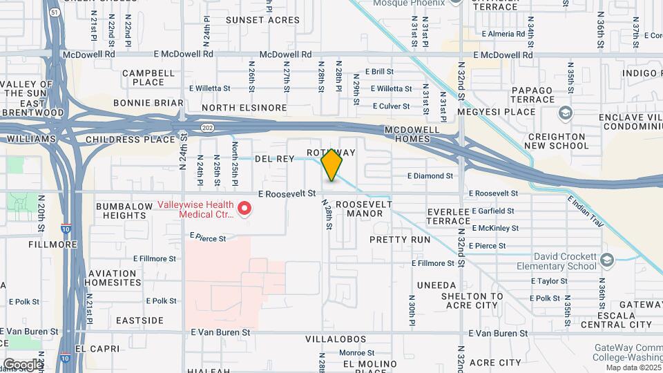 Roosevelt Apartments Mapa y Detalles de la Ubicación