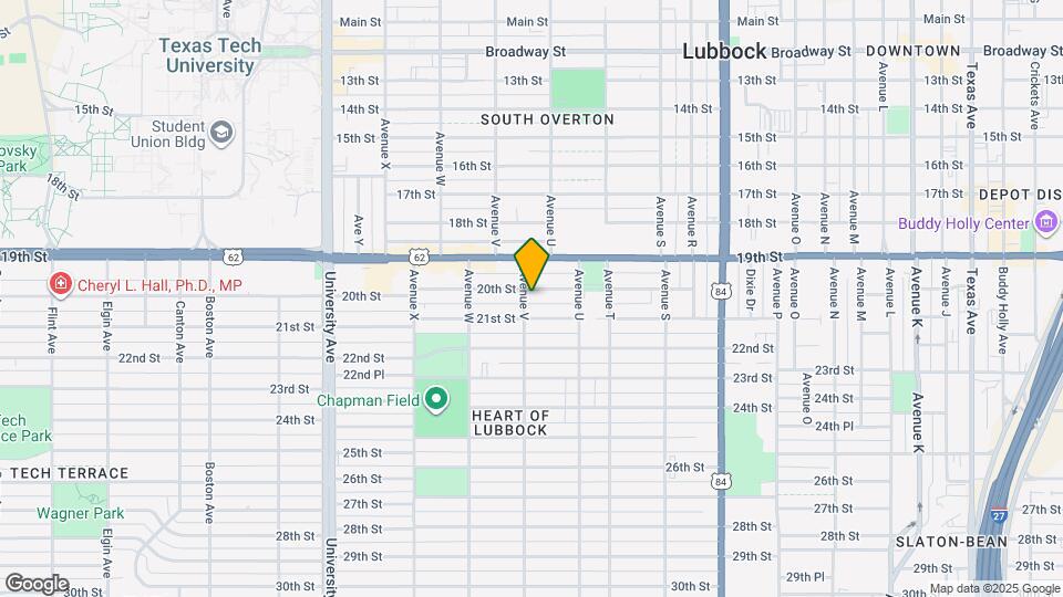 2121 20th St Map and Location Details