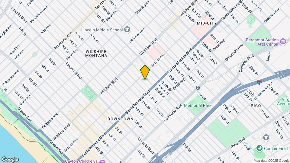 1322 Euclid St Map and Location Details