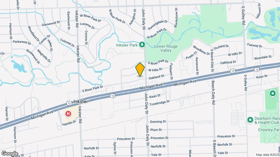 26638 Oakland St Map and Location Details
