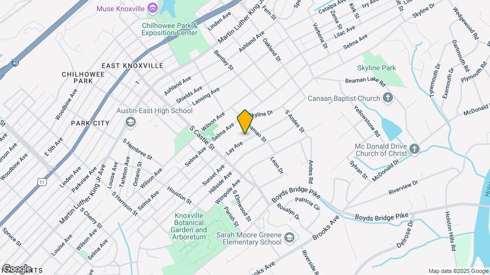3223 Lay Ave Mapa y Detalles de la Ubicación
