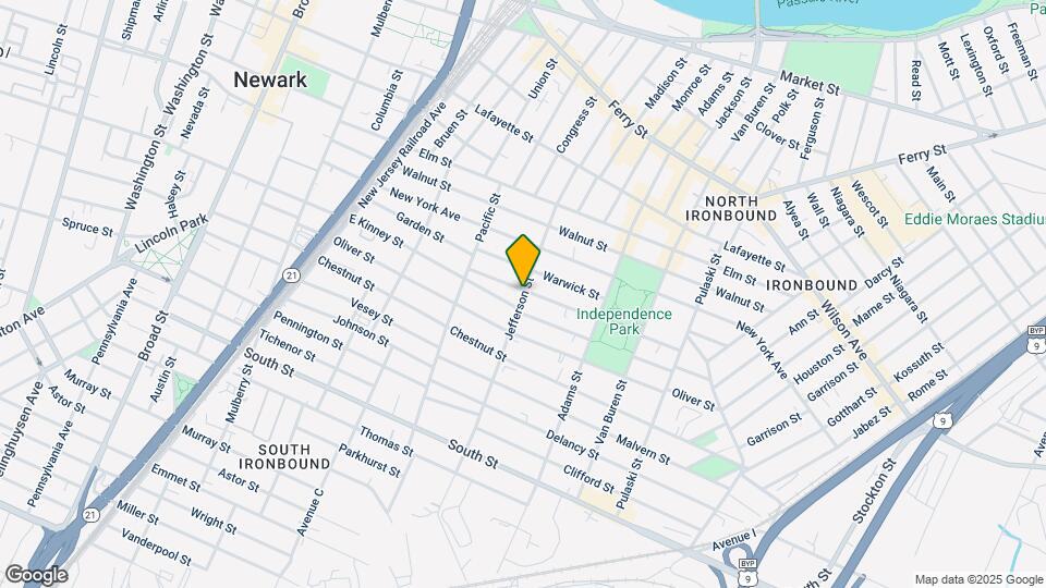225-227 Jefferson St Mapa y Detalles de la Ubicación