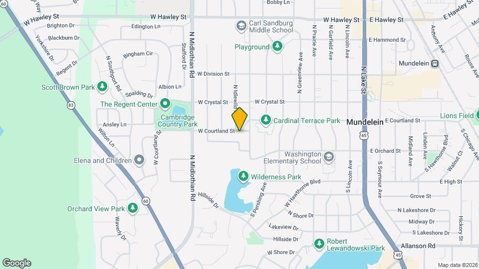 803 W Courtland St Map and Location Details