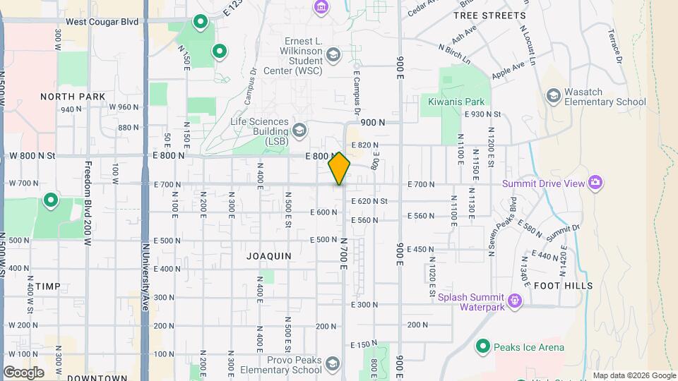 677 N 700 E Map and Location Details