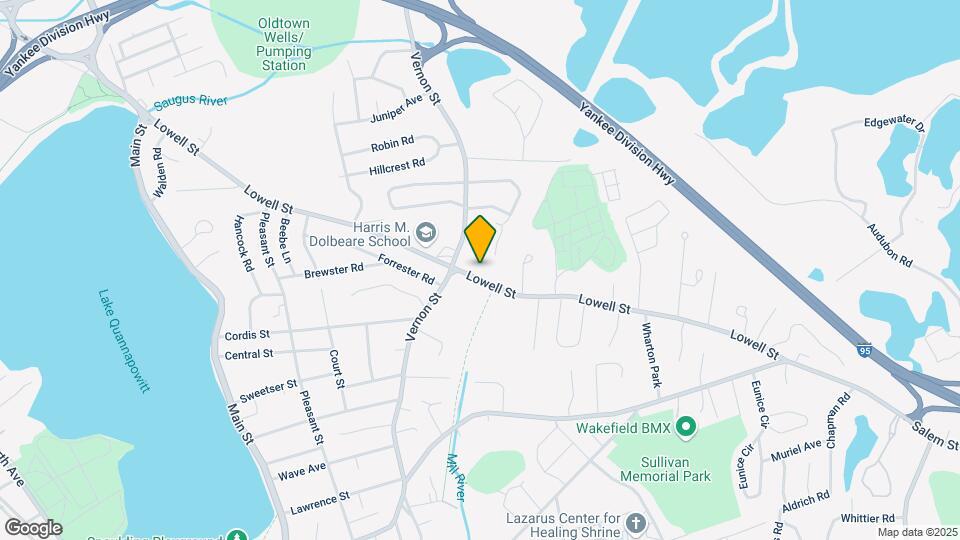 404 Lowell St-Unit -1 Map and Location Details