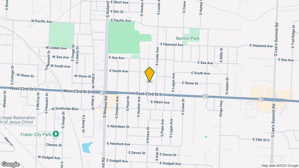 1113 S Emery St Mapa y Detalles de la Ubicación