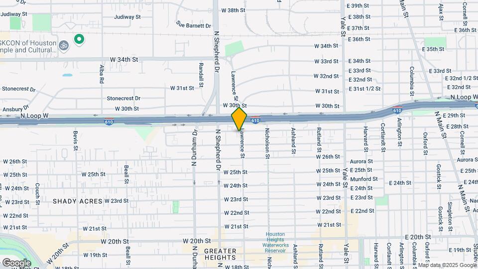 608 W 28th St Map and Location Details