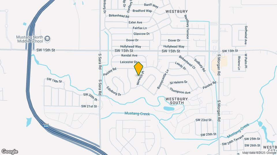 1901 Norwich Cir Map and Location Details