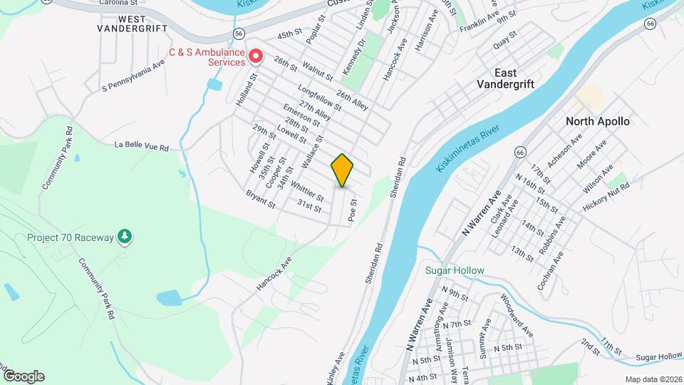 1005 Hancock Ave Map and Location Details