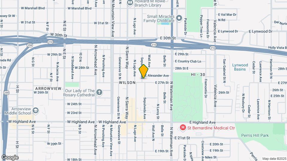 172 E 27th St Map and Location Details