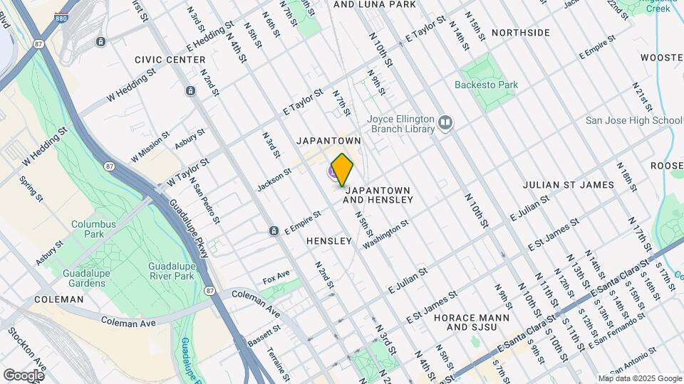 507 N 5th St Map and Location Details