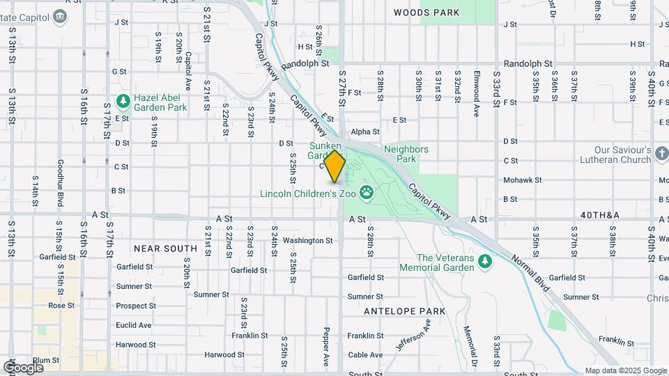 1253 S 27th St Map and Location Details