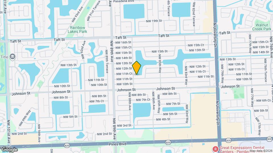 8721 NW 11th St Map and Location Details