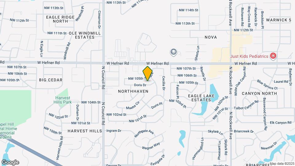 7709 Doris Dr Map and Location Details