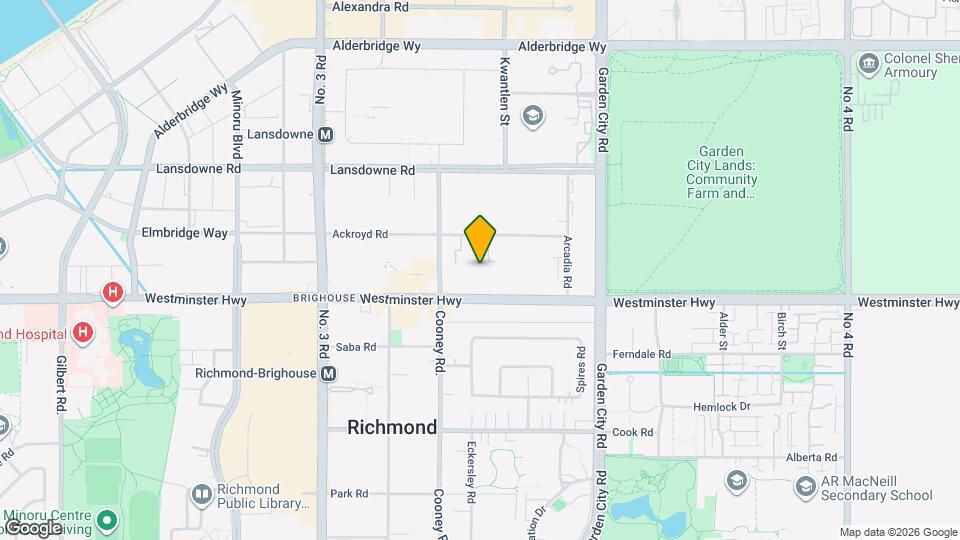 8451 Westminster Hwy Map and Location Details