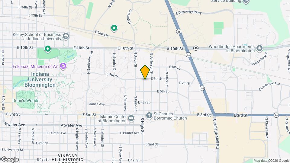 124 N Bryan Ave Map and Location Details