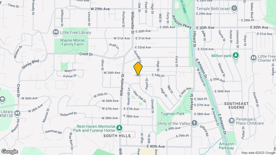 3460 Donald St Map and Location Details