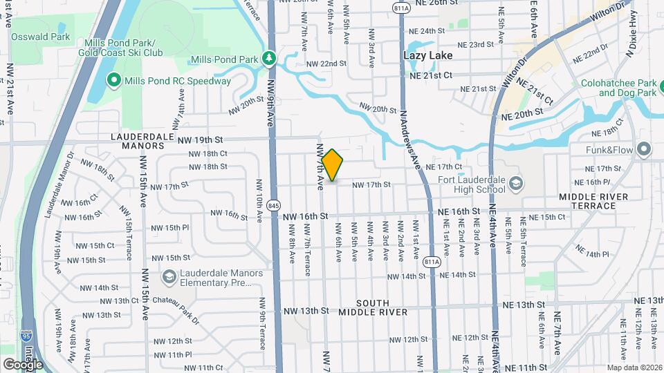 1645 NW 6th Ave Map and Location Details