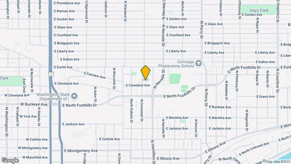 2908 N Cincinnati St Map and Location Details