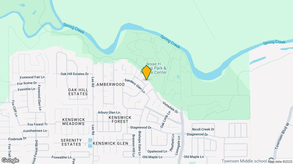 8235 Wooded Terrace Ln Map and Location Details
