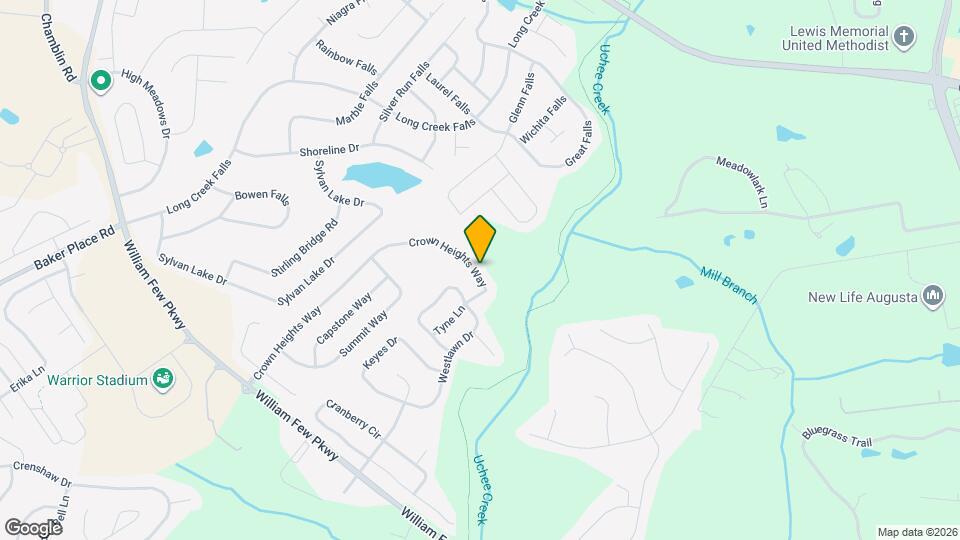 307 Crown Heights Way Map and Location Details