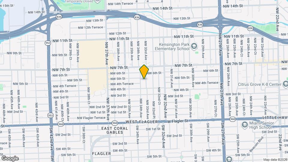 450 NW 33rd Ave Mapa y Detalles de la Ubicación