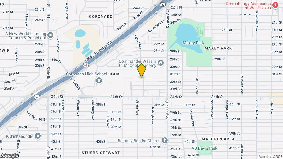 4604 32nd St Map and Location Details