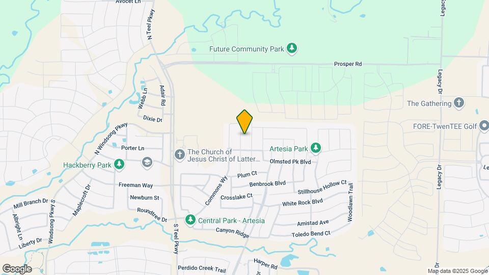 2216 Hubbard Park Ln Map and Location Details