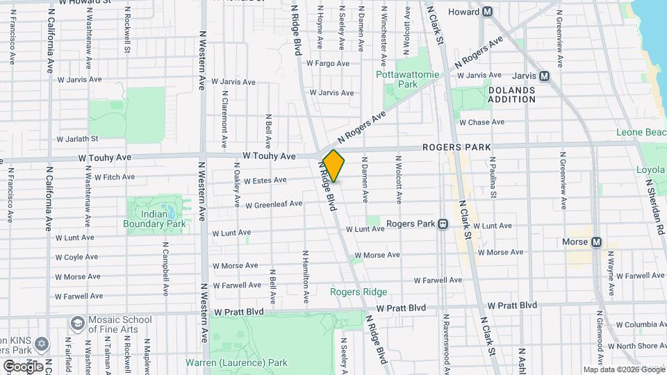 7067 N Ridge Blvd Map and Location Details