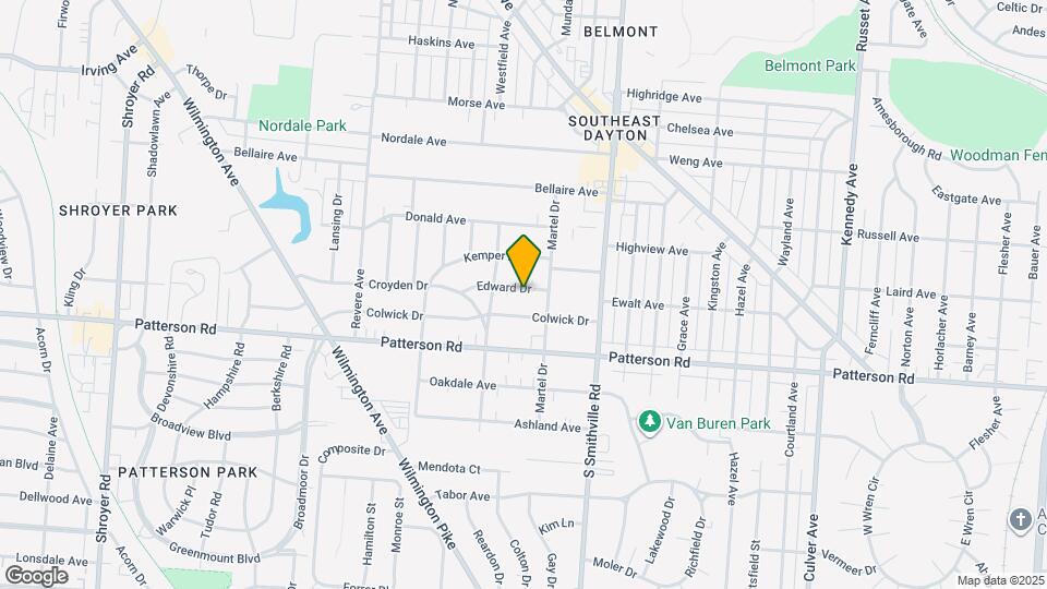 1234 Edward Dr Map and Location Details