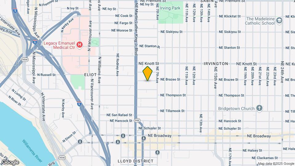 524 NE Brazee St Map and Location Details