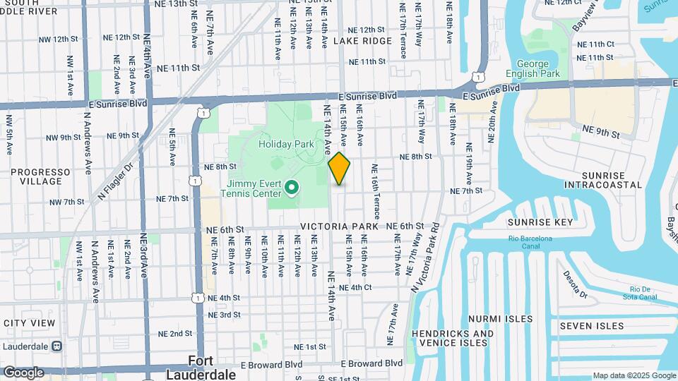 1411 NE 7th St Map and Location Details