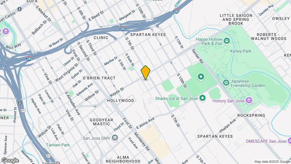 1134 S 6th St Mapa y Detalles de la Ubicación