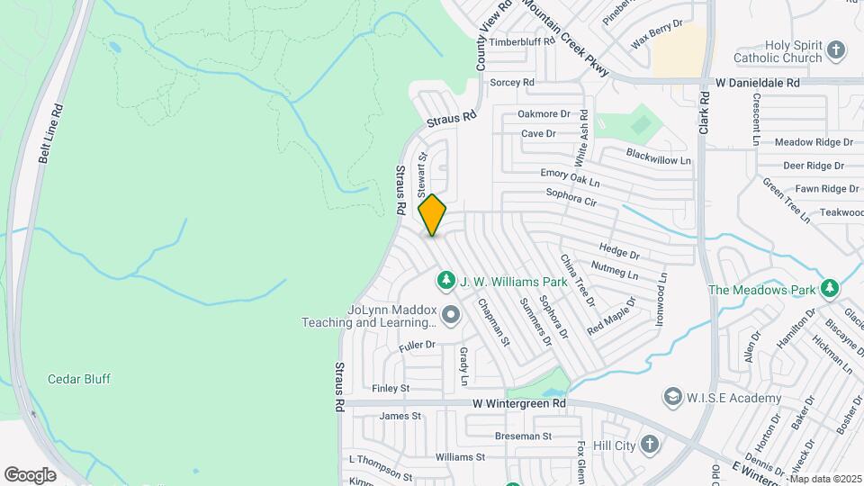 1634 High Pointe Ln Map and Location Details