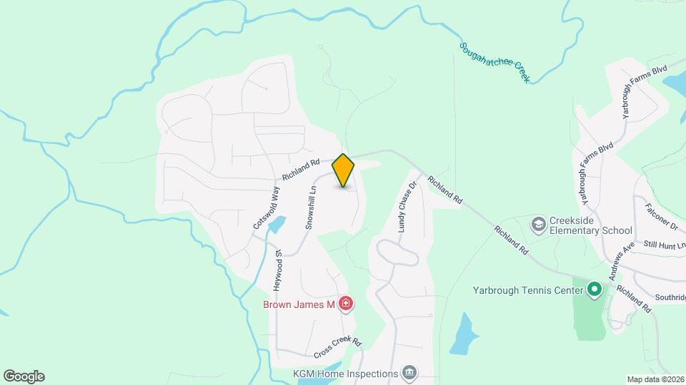 2193 Watts Way Map and Location Details