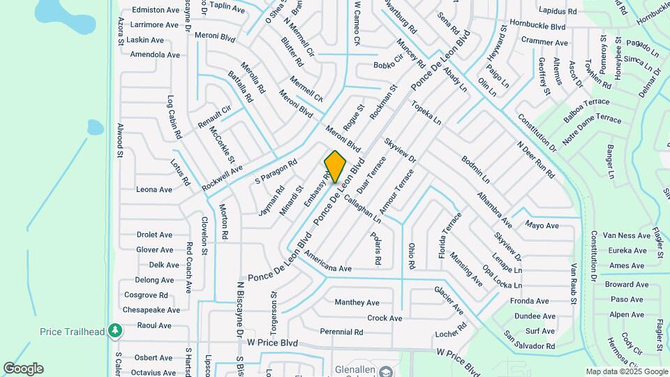 2999 Ponce De Leon Blvd Mapa y Detalles de la Ubicación