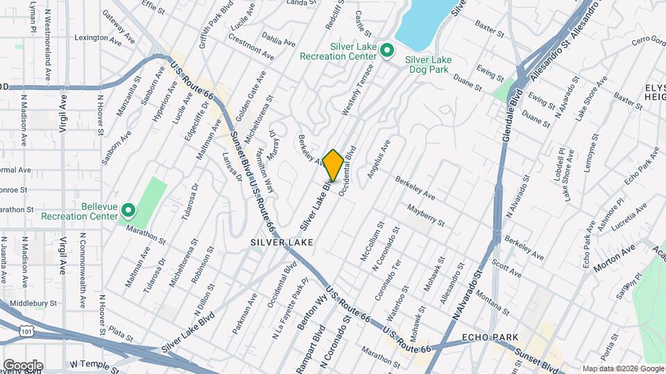 1466 Silver Lake Blvd Mapa y Detalles de la Ubicación