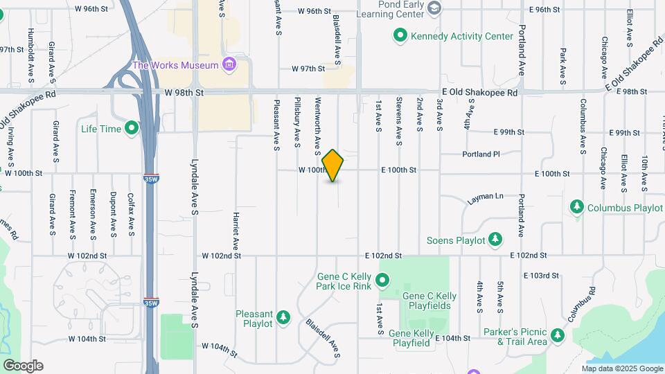 10020 Blaisdell Ave S Map and Location Details