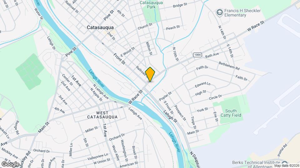 101 W Race St Map and Location Details