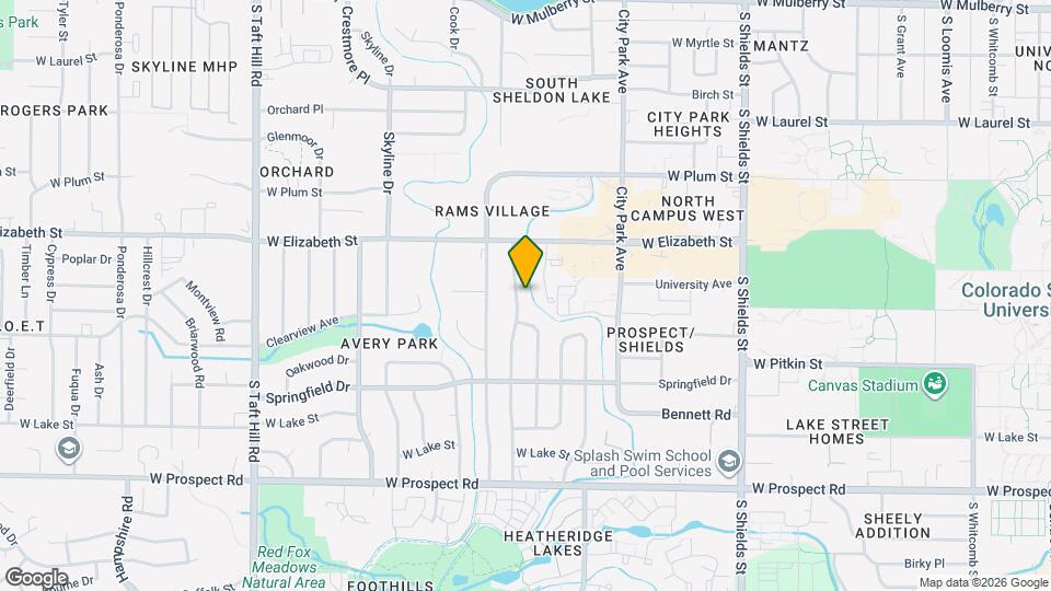 1128 S Bryan Ave Map and Location Details